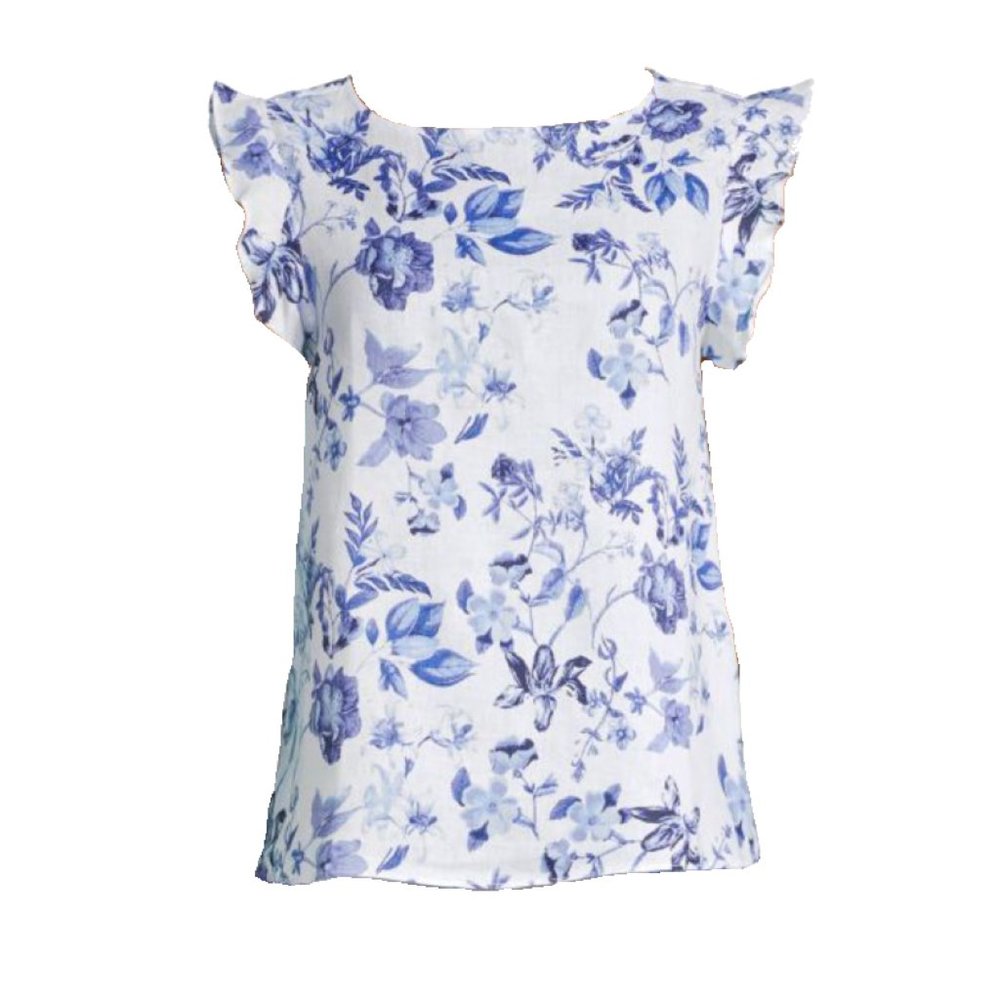 Saks Fifth Avenue linen blouse, Xs